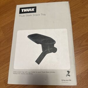 Thule Black Snack Tray For Thule Sleek Stroller Brand New Open Box
